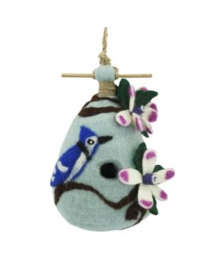  Blue Jay Bird House for Indoors or Out