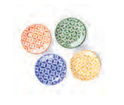  Artisan Handmade Fez Side plates