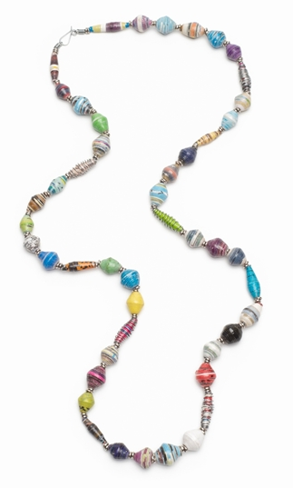  Recycled Paper Fair Trade Necklace