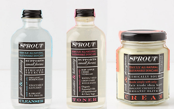  Organic Cleanser Toner and Moisturizer Gift Set